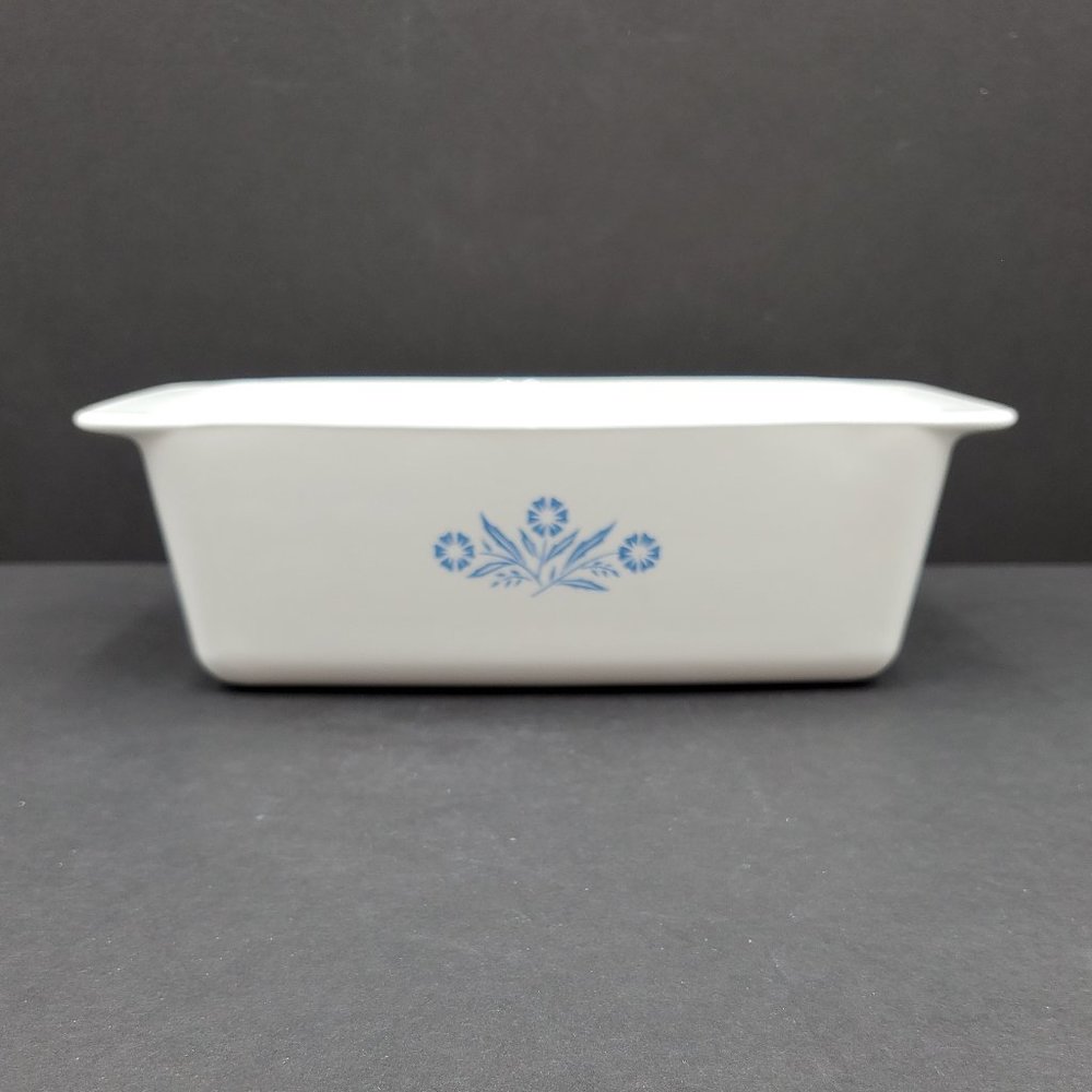 Corningware Cornflower Blue Loaf Pan Rectangular Casserole Baking Dish 2 Quart